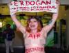 Femen aktivisti Ərdoğana görə soyundu-Foto